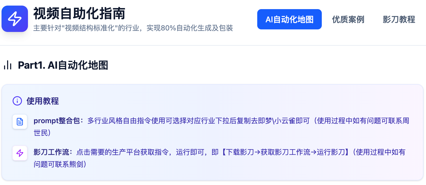 视频自动化流程